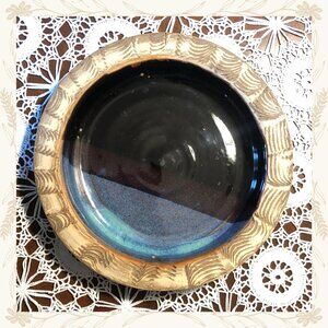 Signed Studio Pottery Deep Dish Ceramic Serveware